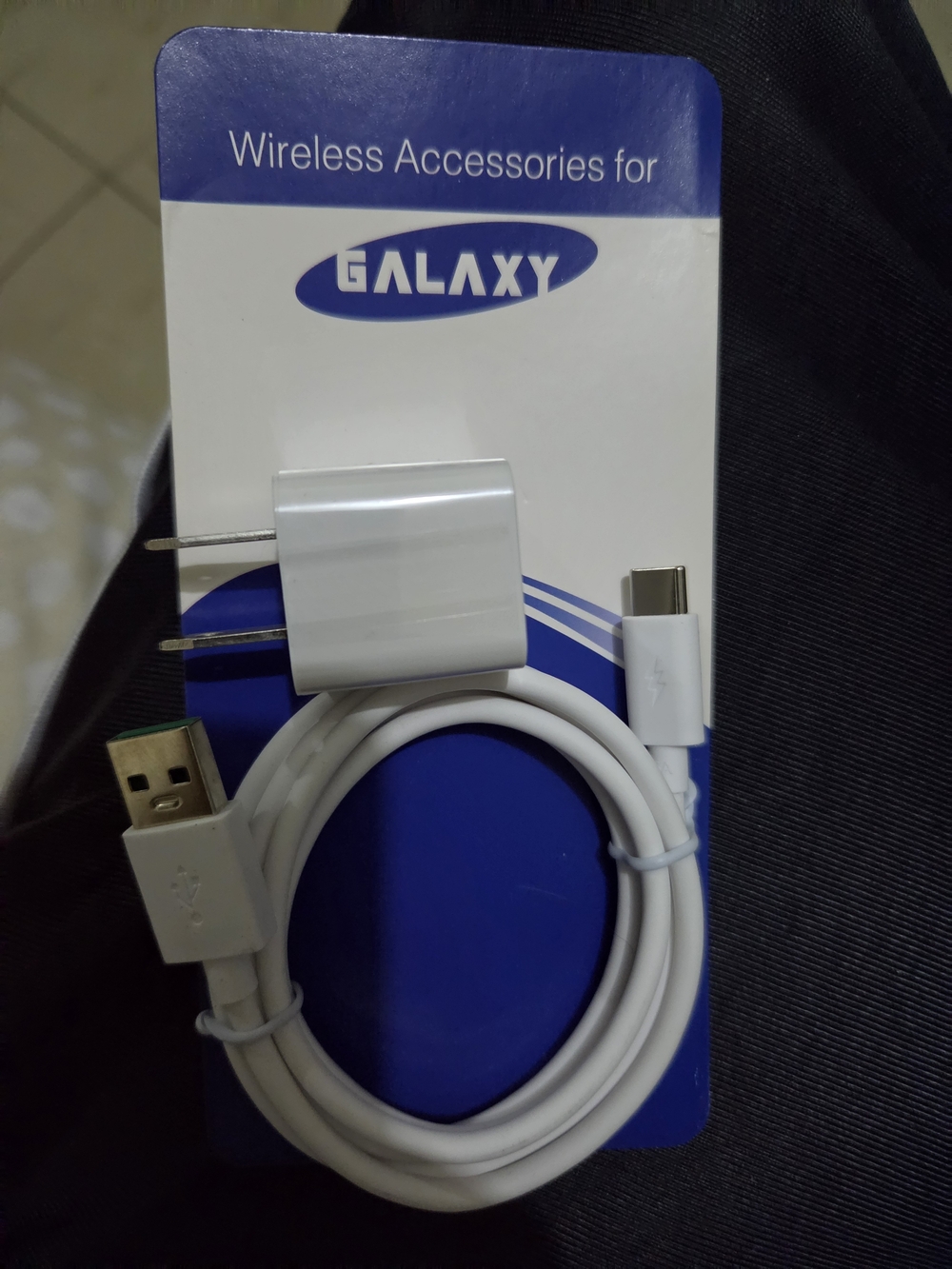 Harvic White USB-A to USB-C Charging Cable with White Wall Adapter